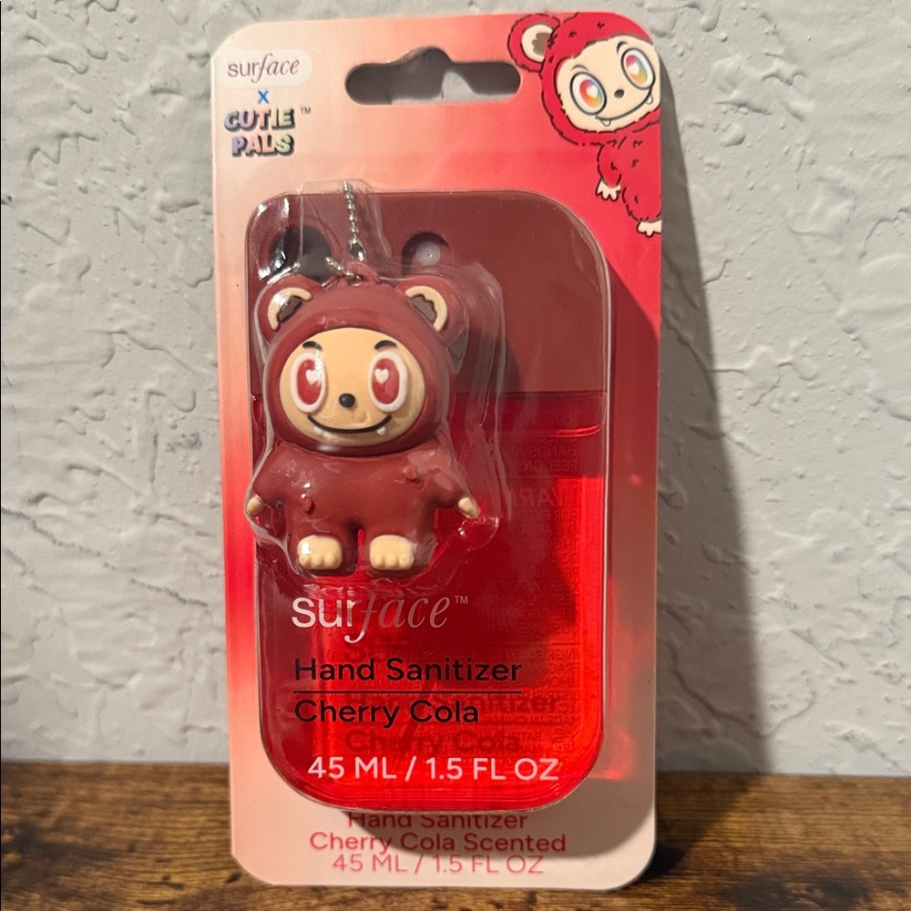Surface Cherry Cola Hand Sanitizer with Bear Keychain